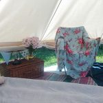 Glamping Bell Tent, floating